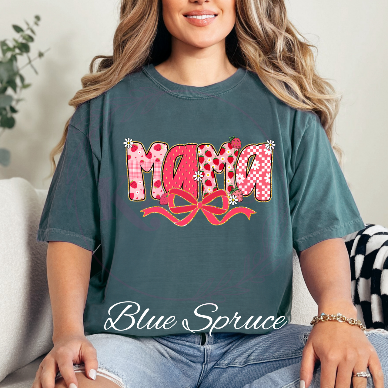 Strawberry Mama Comfort Colors T-Shirt