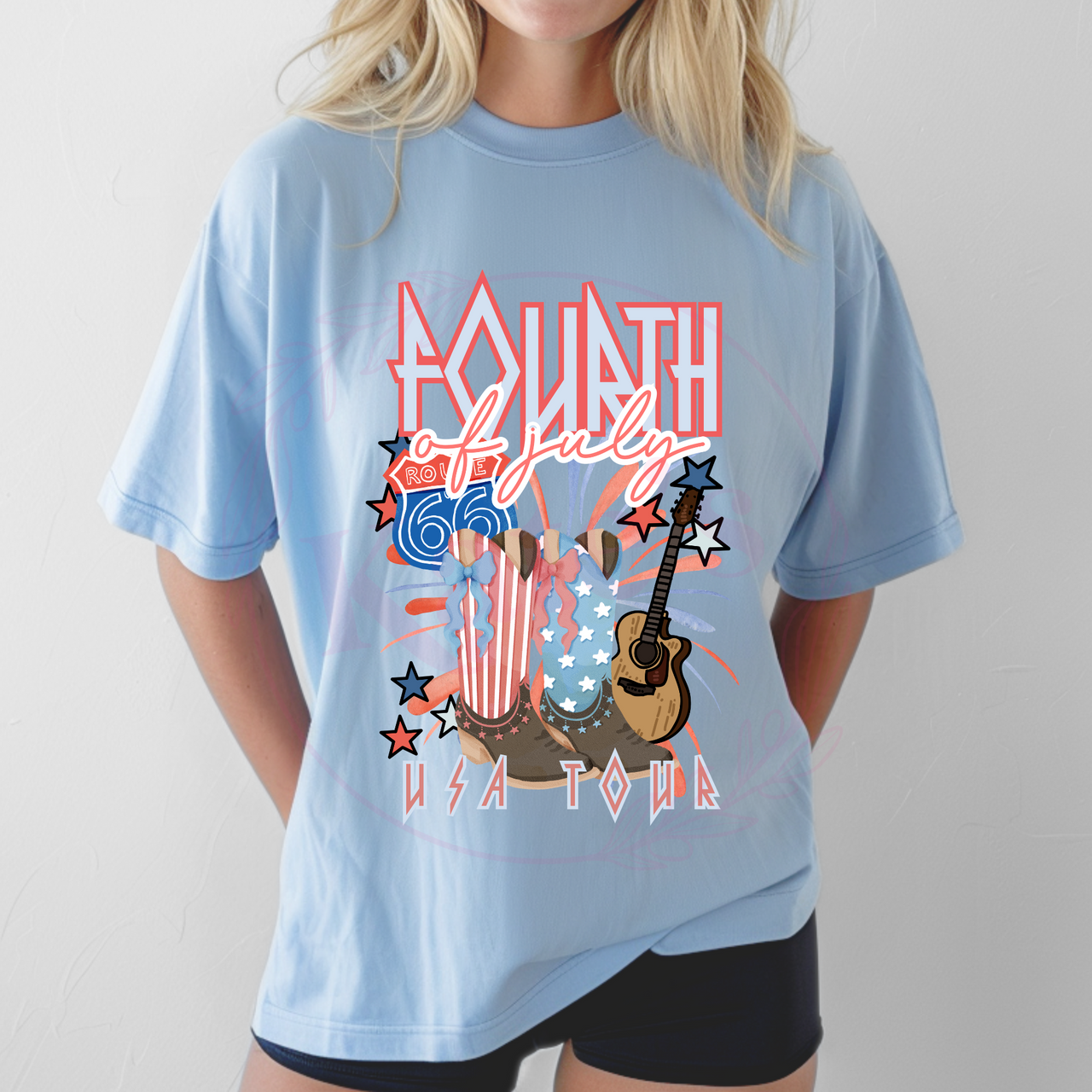 4th Of July Route 66 T-Shirt