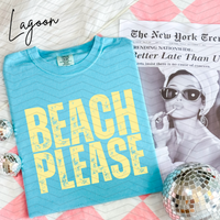 Beach Please Comfort Colors Tee