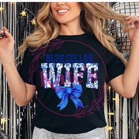 Blue Collar Wife Bow Shirts