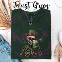 St. Patrick's Day Skeleton T-Shirt