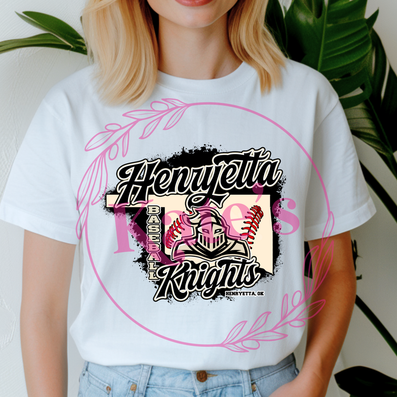 Henryetta Knights Baseball Shirt