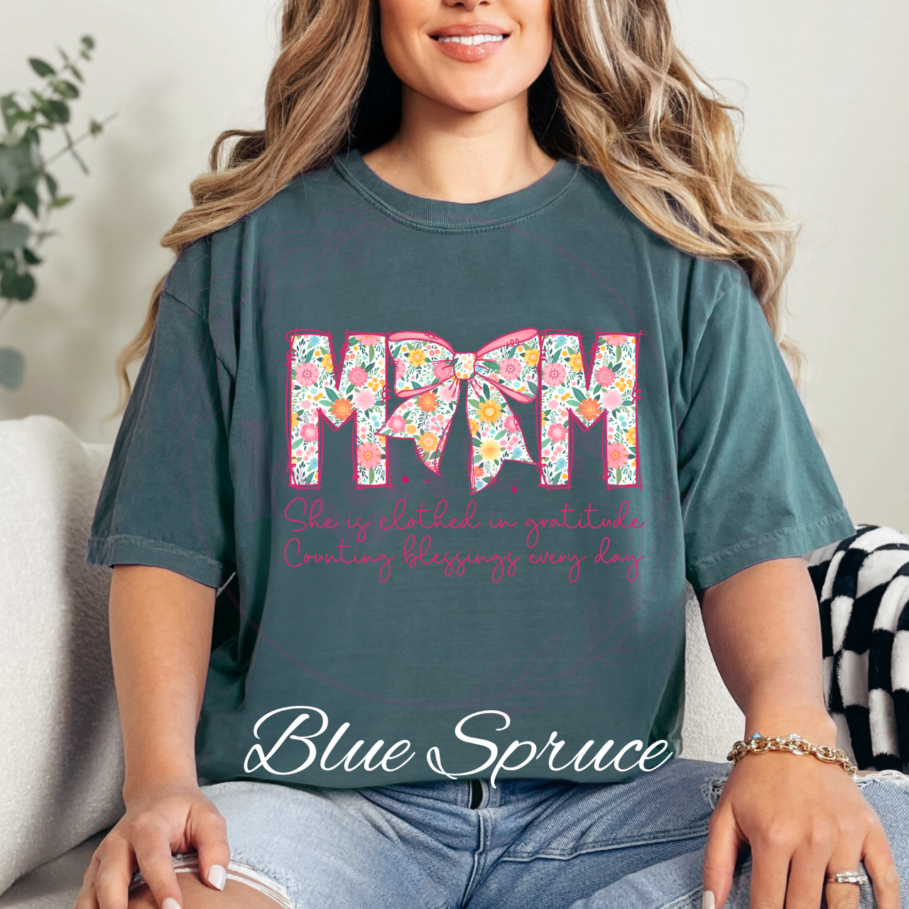 She Is Clothed In Gratitude Comfort Colors T-Shirt