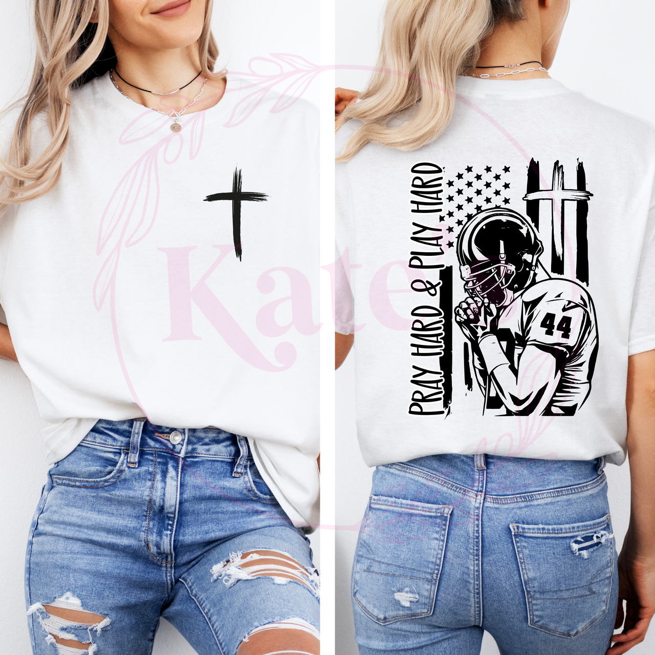 Pray Hard & Play Hard Shirts