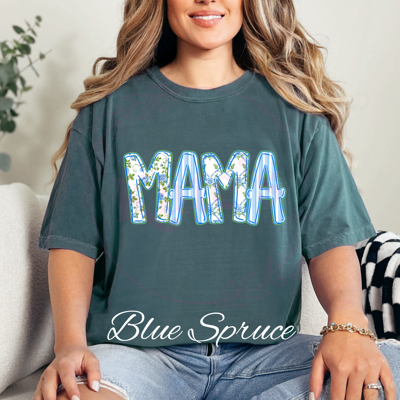 Blue Mama Comfort Colors T-Shirt