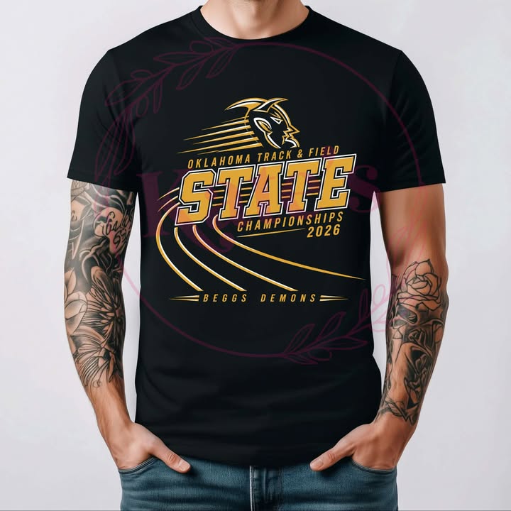 Beggs Track and Field State Championships T-Shirts