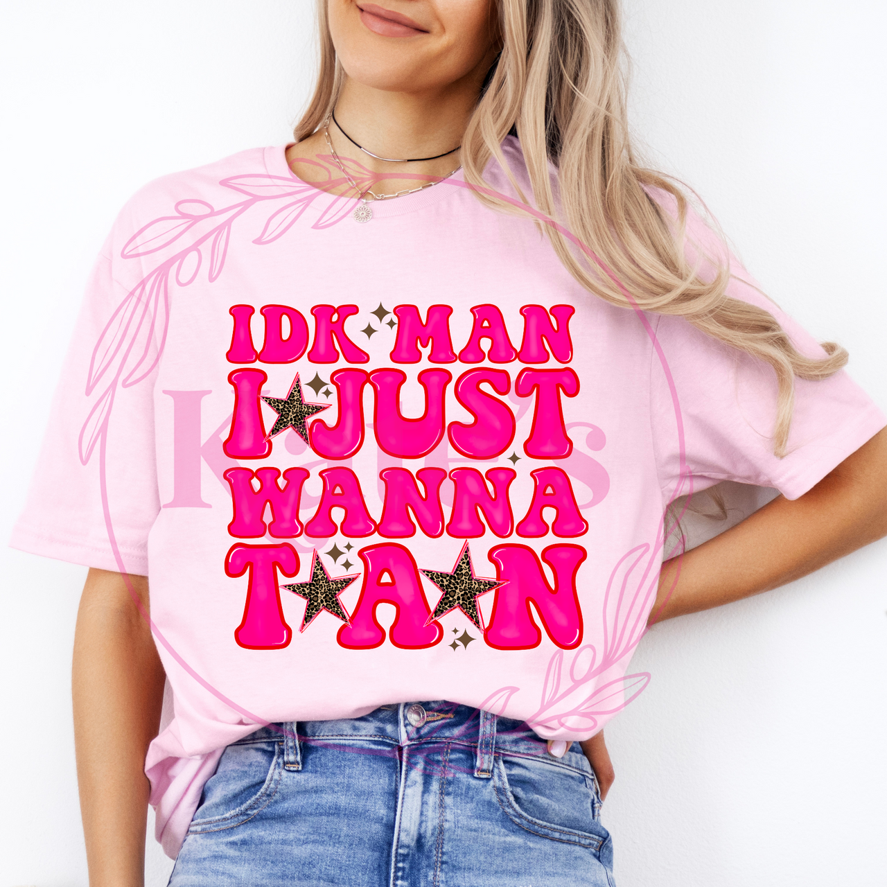 I Just Wanna Tan Comfort Colors Tee