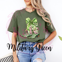 Shamrock Cowboy Boots T-Shirt