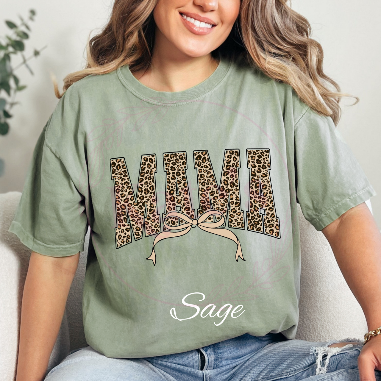 Cheetah Mama Comfort Colors T-Shirt