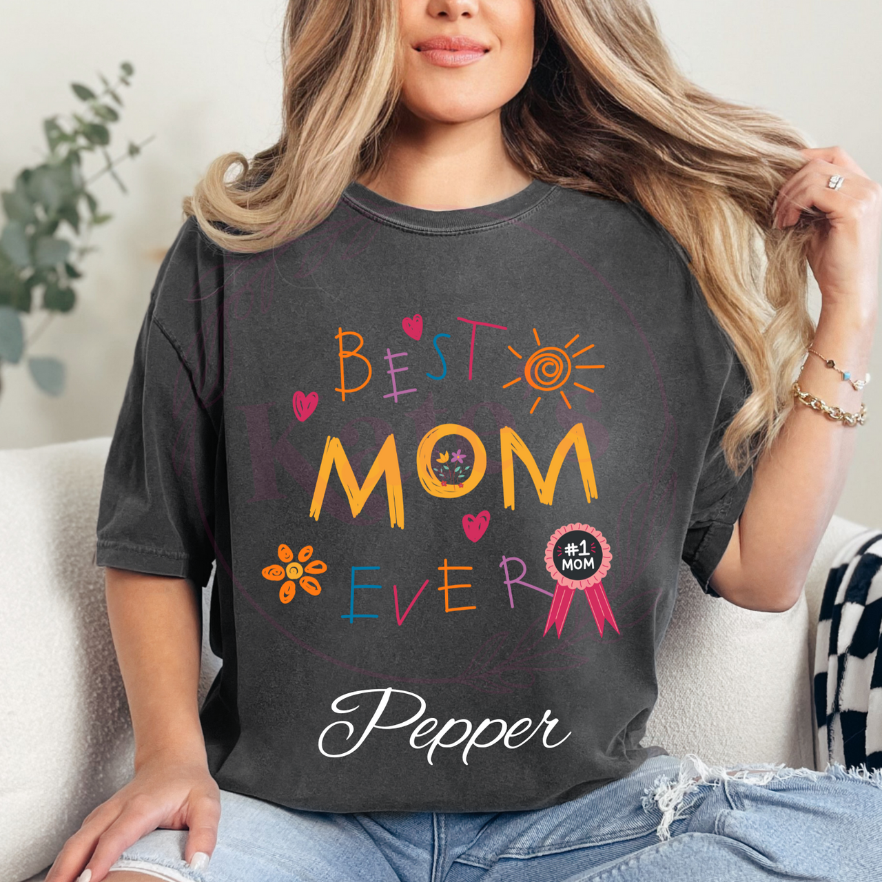 Best Mom Ever Comfort Colors T-Shirt