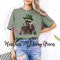 St. Patrick's Day Skeleton T-Shirt