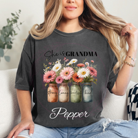 She Is Grandma Comfort Colors T-Shirt