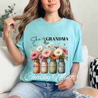 She Is Grandma Comfort Colors T-Shirt