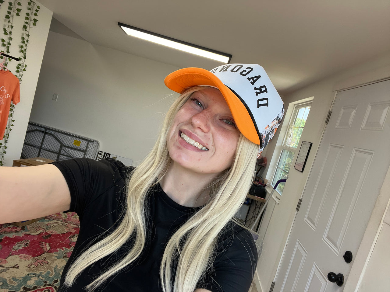 Football Medley Upside Down Mascot Trucker Hat