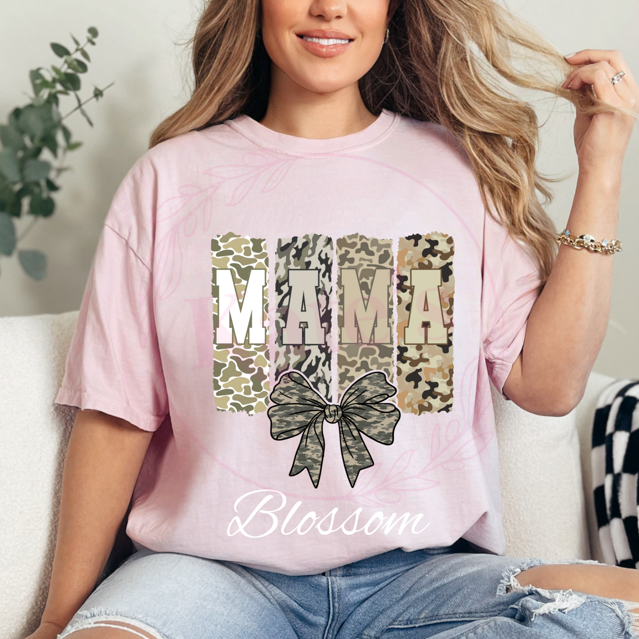 Camo Mama Comfort Colors T-Shirt