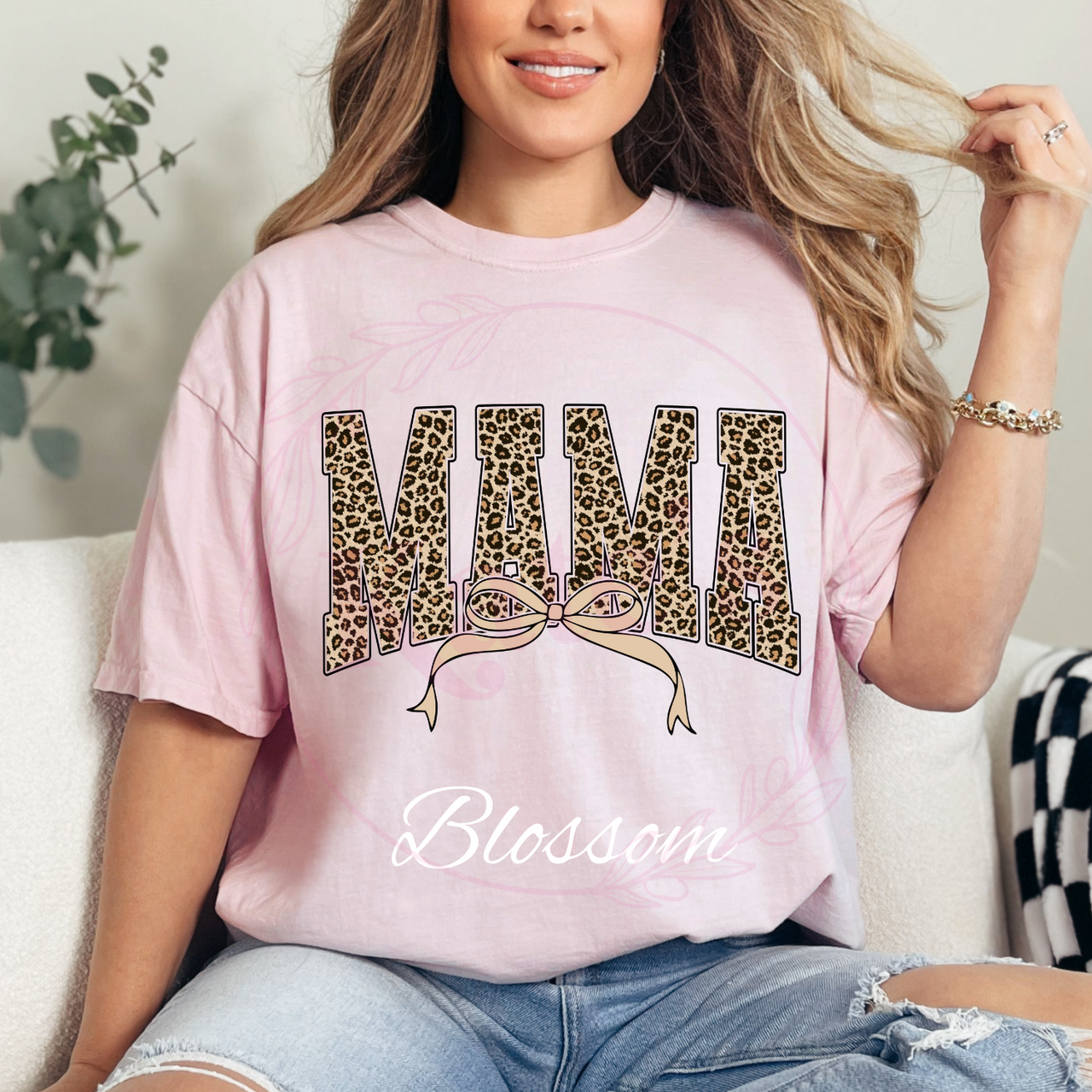 Cheetah Mama Comfort Colors T-Shirt