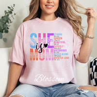 She Is Mom Comfort Colors T-Shirt