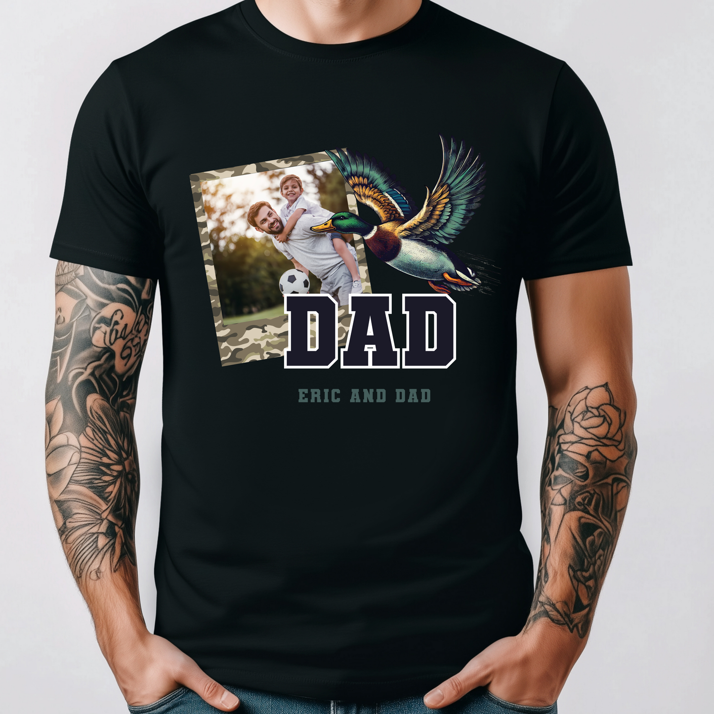 Custom Fathers Day Duck T-Shirt