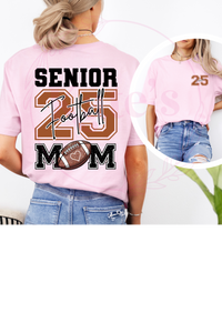 Custom Senior Football Mom Shirt