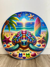 Bejeweled Turtle Door Hanger
