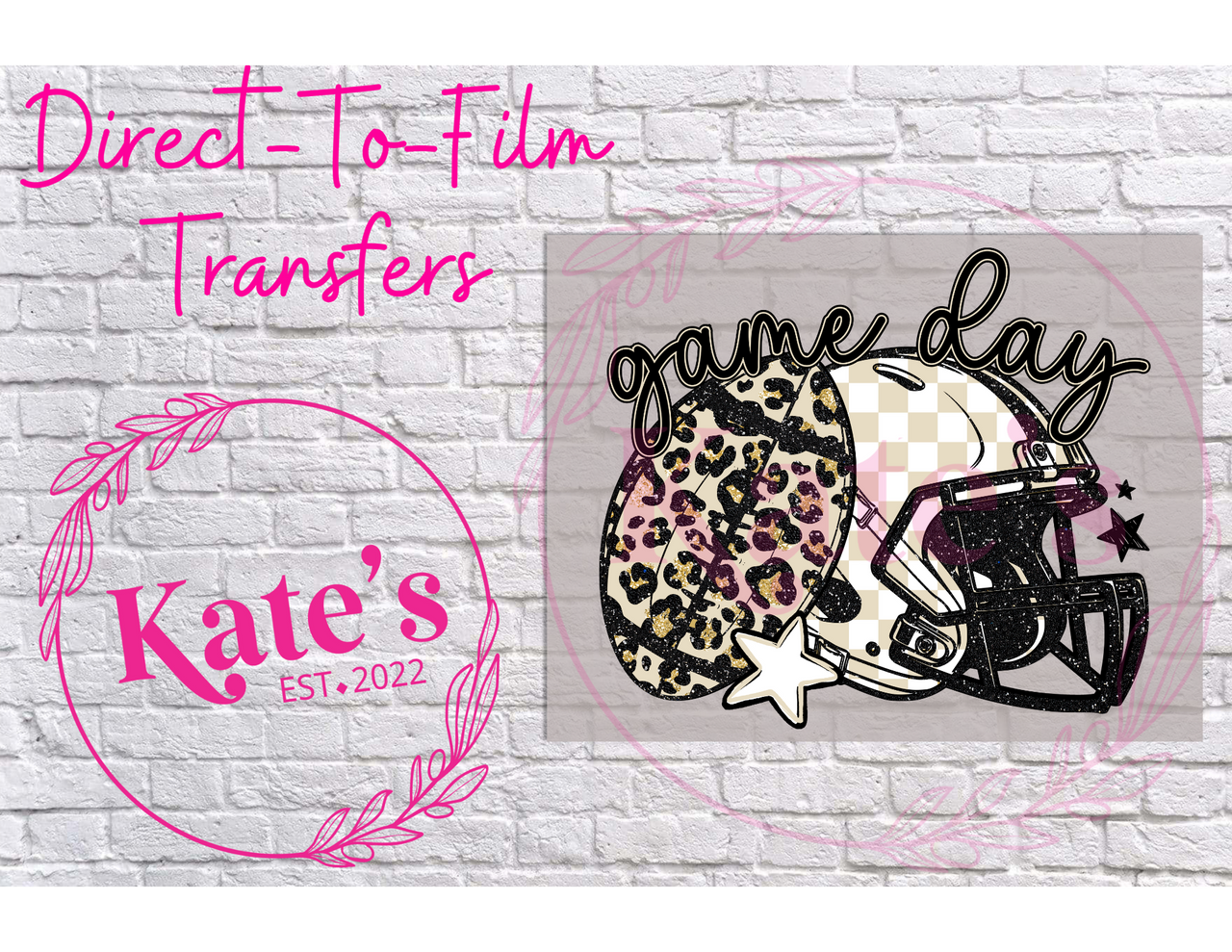 Gold Game Day Direct-To-Film Transfer