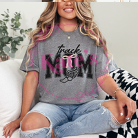 Track Mom Coquette Bow Shirt