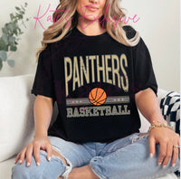 Okemah Panthers Vintage Basketball Shirt