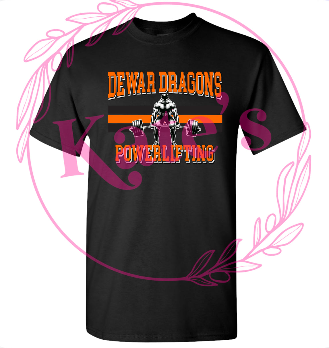 Dewar Dragons Powerlifting Fundraiser T-Shirts
