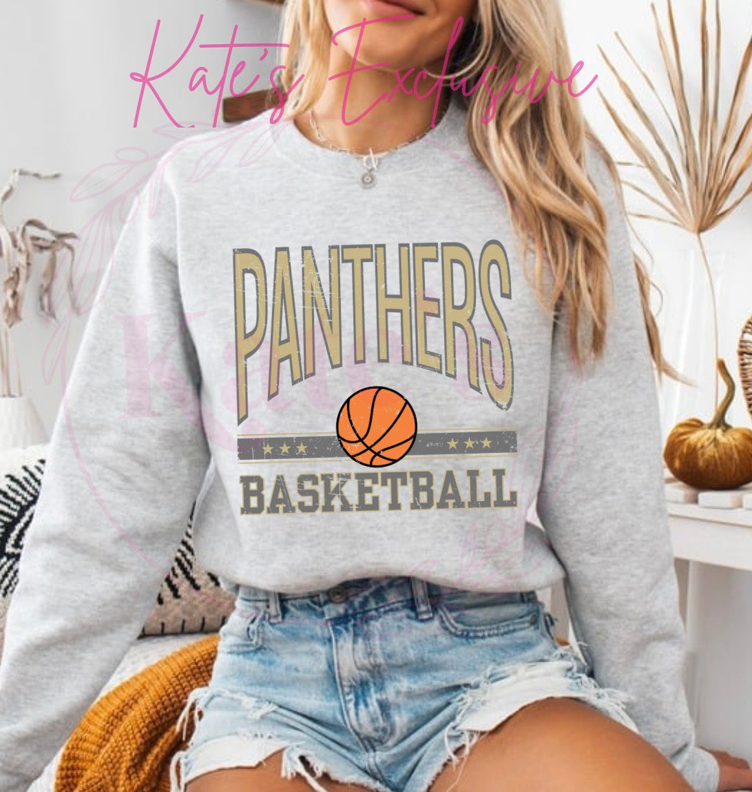 Okemah Panthers Vintage Basketball Shirt