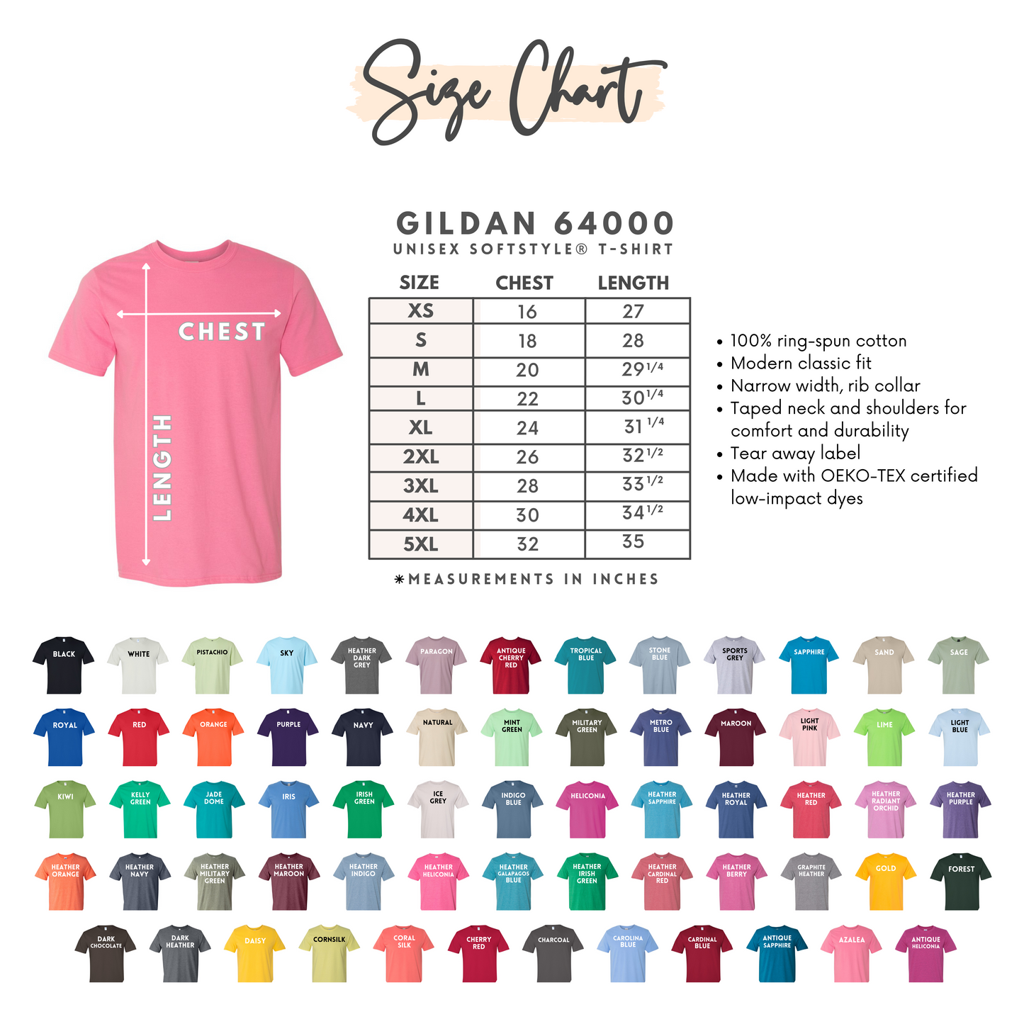 Upload Your Own Design - Gildan SoftStyle 64000 Wholesale