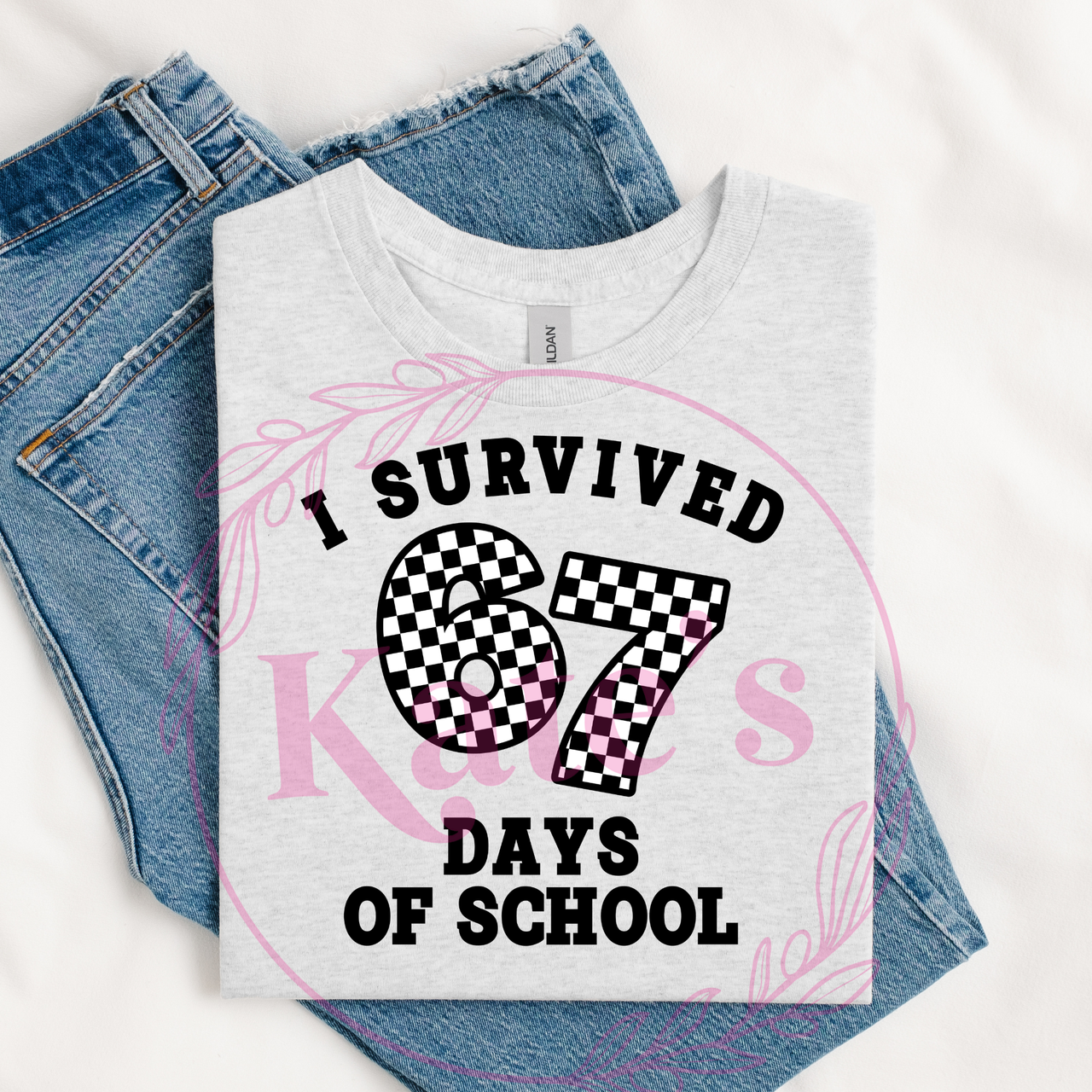 67th Day of School T-Shirt