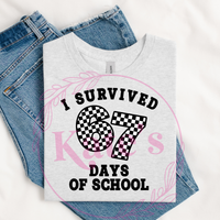 67th Day of School T-Shirt