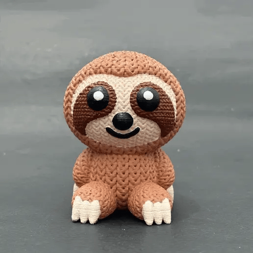 Crochet Sloth 3D Toy