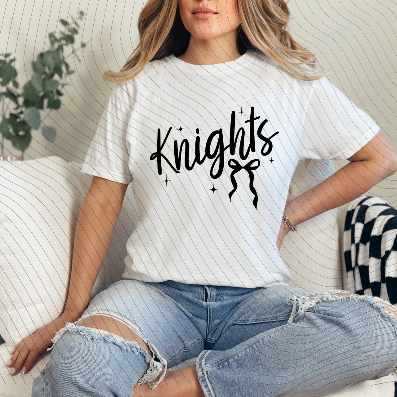 Knights Coquette T-Shirt *Back to School Sale*