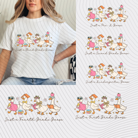 Just a Grade Level Goose T-Shirt *Back to School Sale*