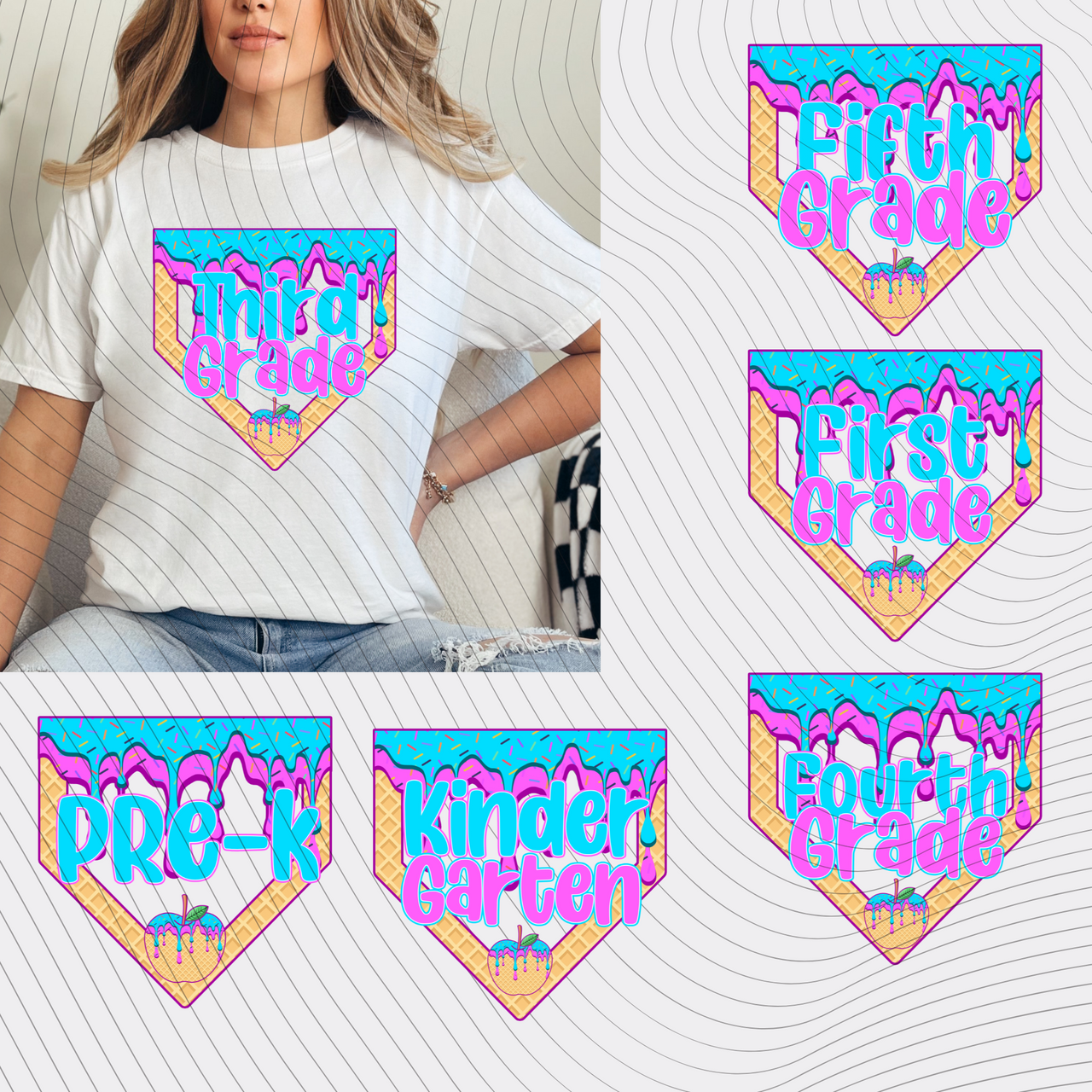 Icing Drip Grade Level T-Shirt *Back to School Sale*
