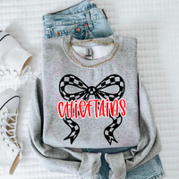 Coquette Checkered Bow Mascot Shirts