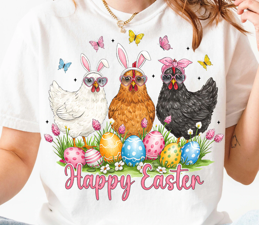 Happy Easter Chickens Shirt