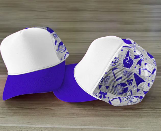 Football Medley Upside Down Mascot Trucker Hat