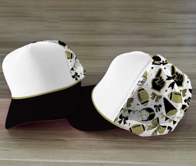 Football Medley Upside Down Mascot Trucker Hat