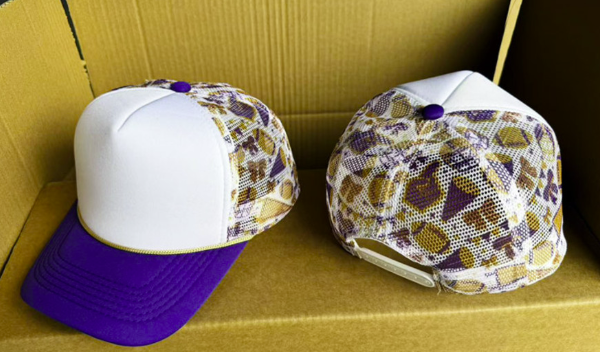 Football Medley Upside Down Mascot Trucker Hat