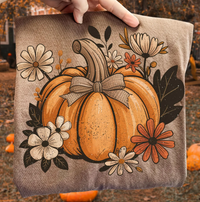 Floral Pumpkin Shirt