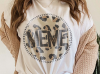 Leopard Name T-Shirt