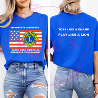 Henryetta Lions Club Cornhole T-Shirts