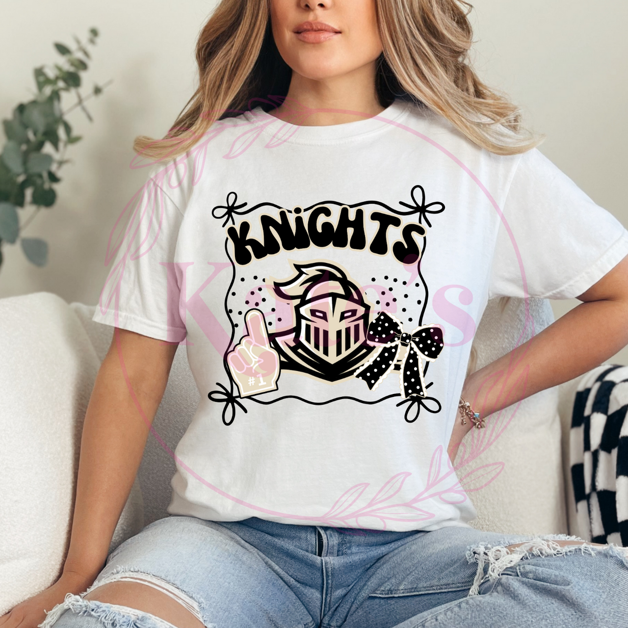 Preppy Coquette Mascot Shirts