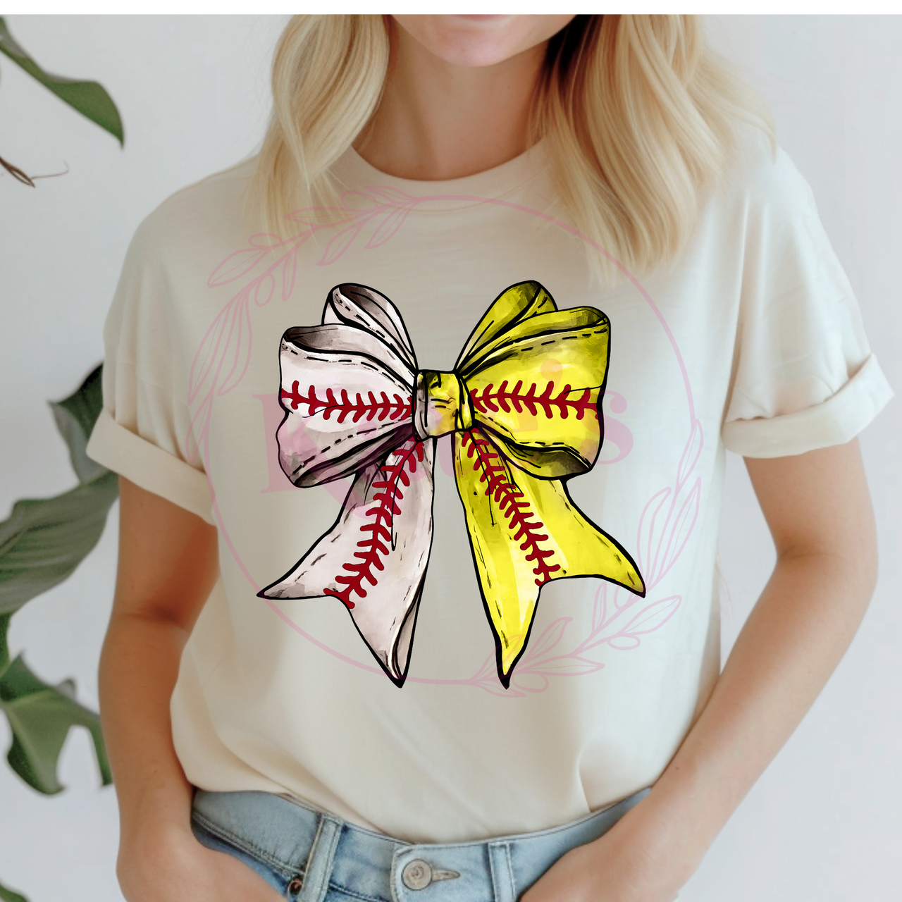 Basball/Softball Bow Shirt