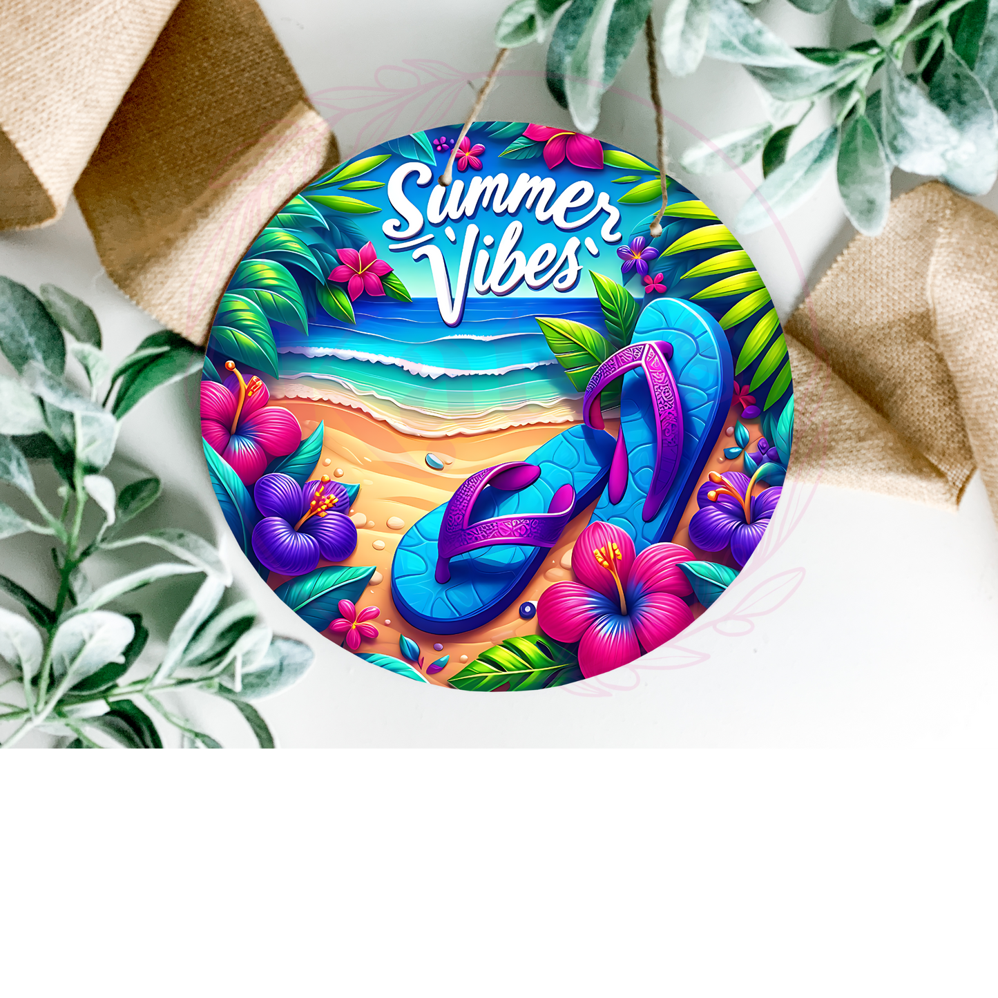 Summer Vibes Door Hanger