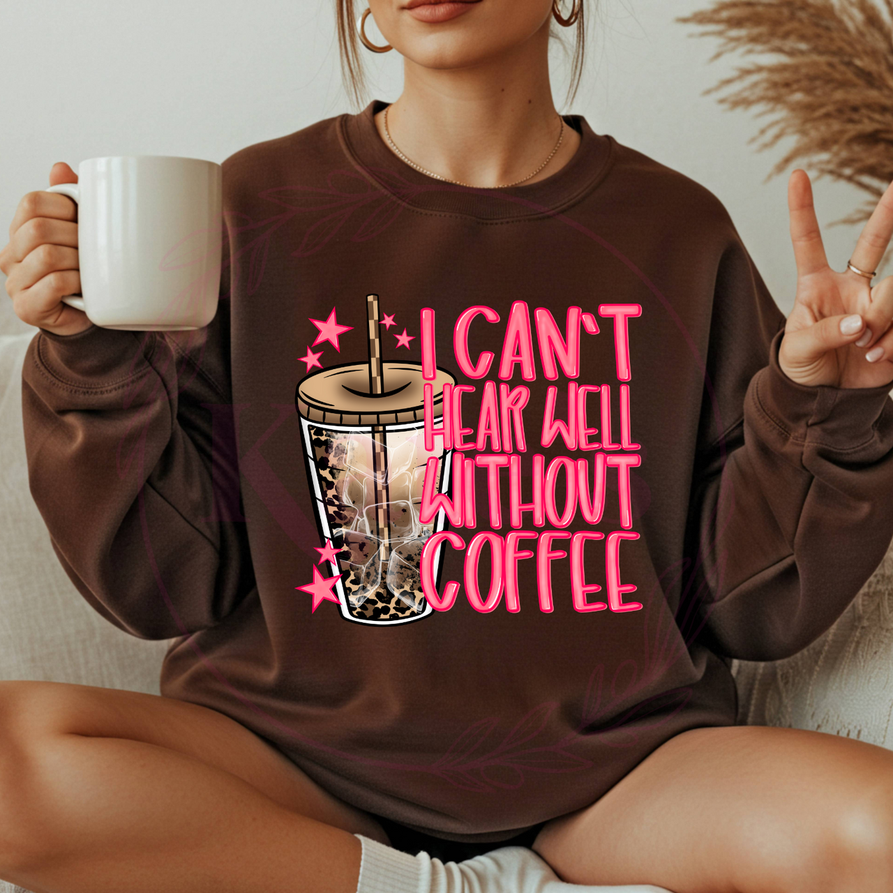 I can't Hear Well Without Coffee Shirt