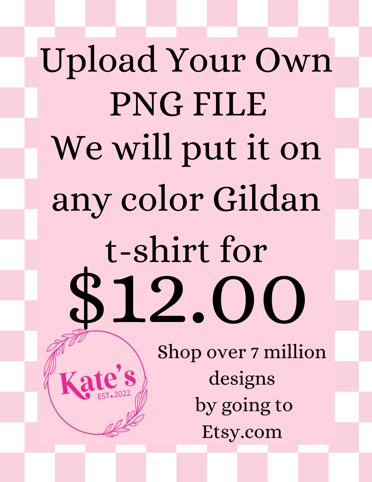 Upload Your Own PNG for a T-Shirt