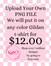 Upload Your Own PNG for a T-Shirt